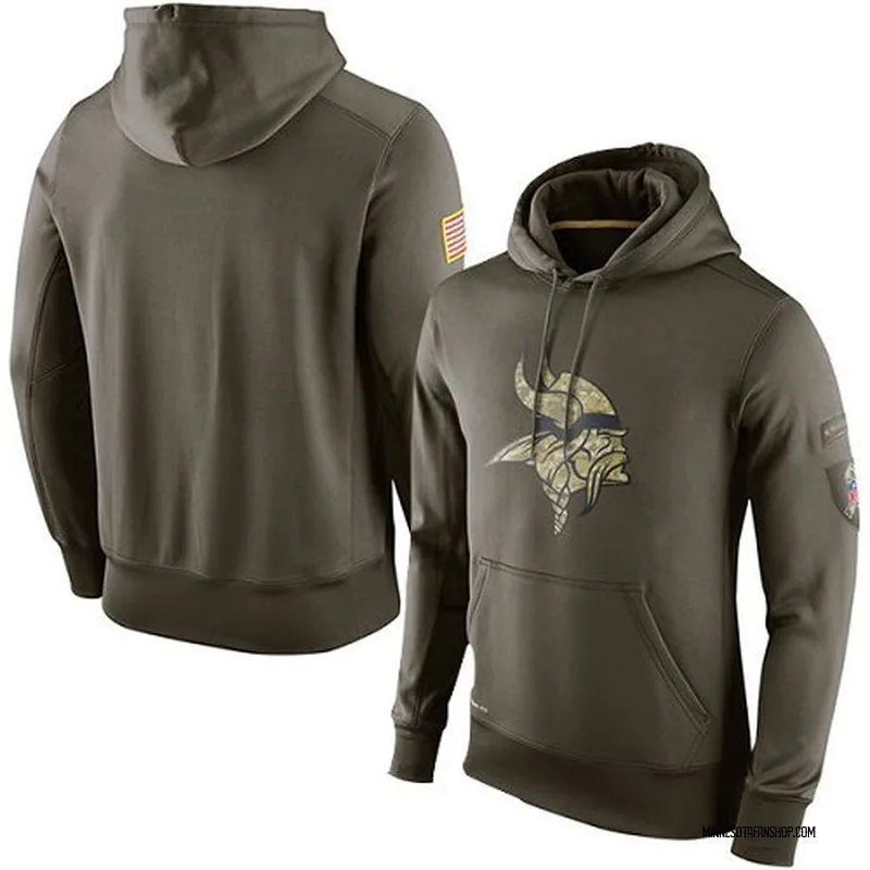 minnesota vikings salute to service hoodie