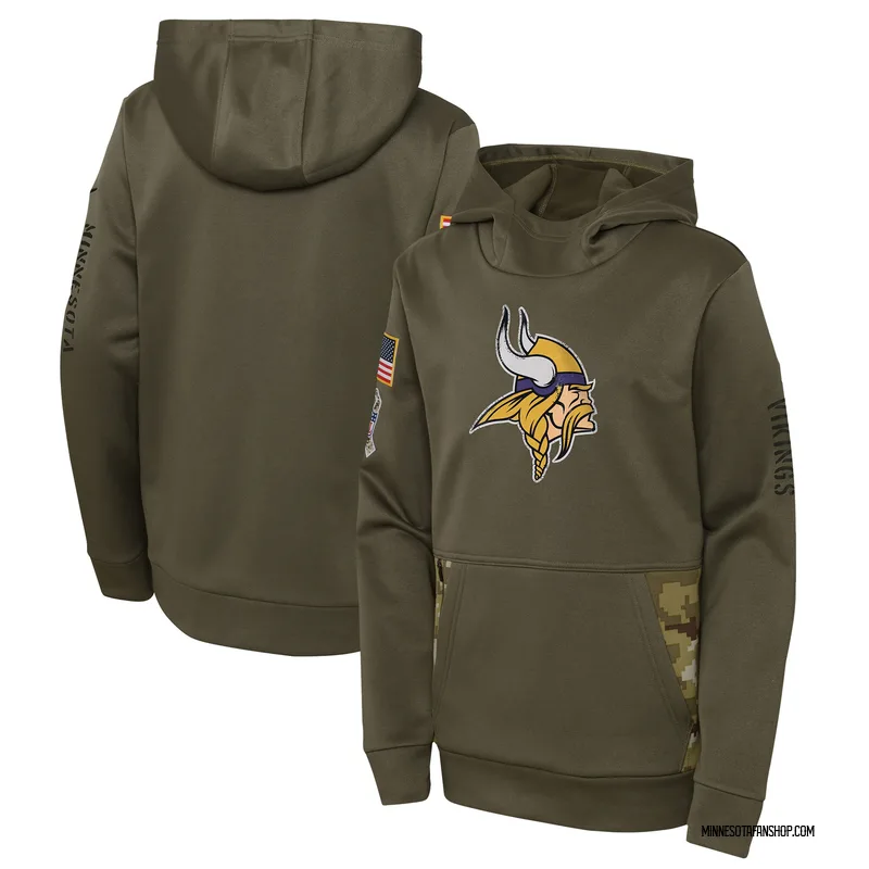 Minnesota Vikings Salute to Service Hoodies, Sweatshirts, Uniforms
